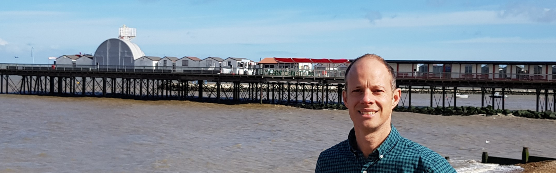 Dan at Herne Bay Pier