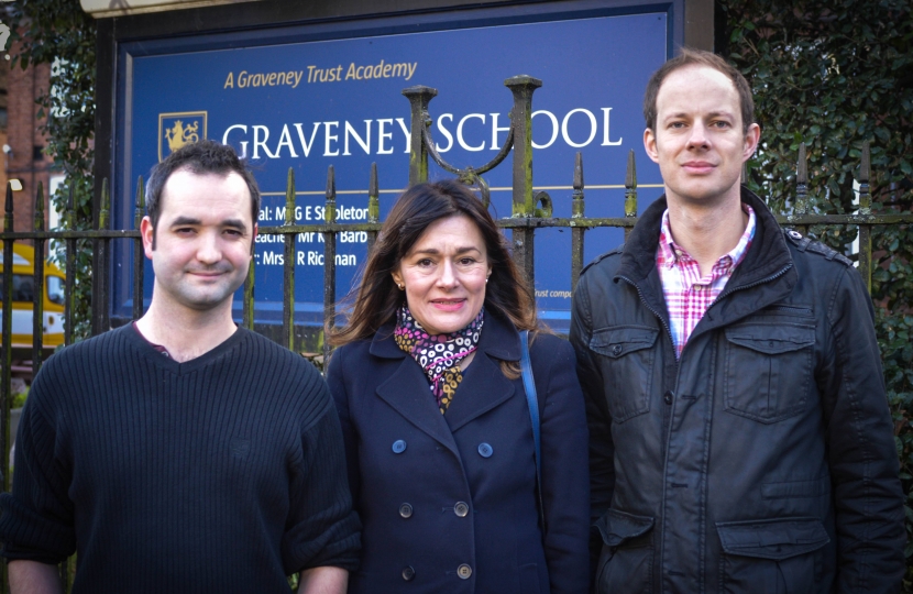 Dan Watkins and the Furzedown Action Team at Graveney School