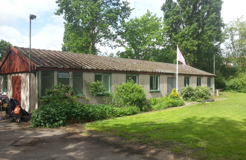 The scout hut sits on the beautiful Romany site