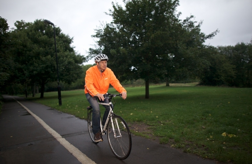 Dan wants to see safe and very visible cycle routes throughout Herne Bay