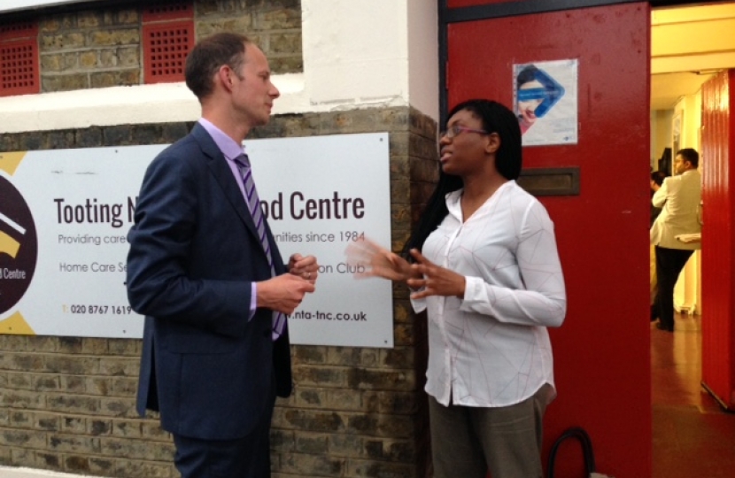 Dan with Kemi Badenoch, Conservative GLA Member