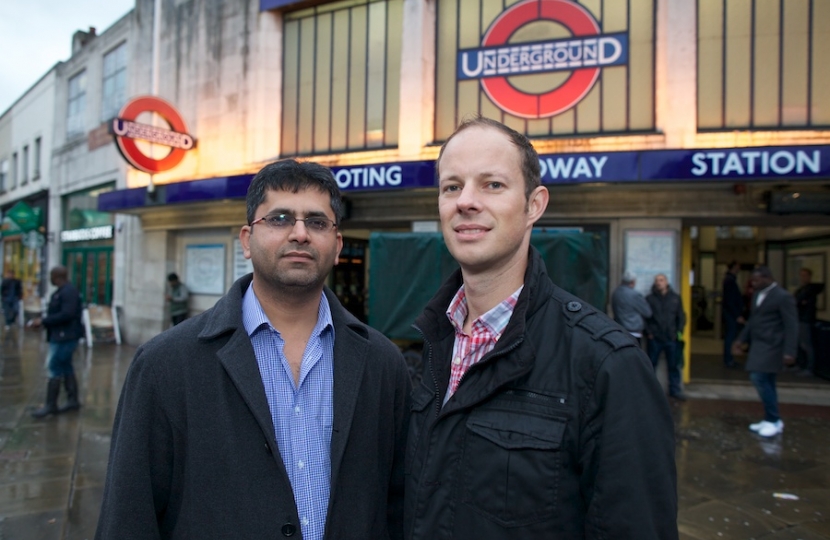 Dan Meeting Local Residents Outside Tooting Broadway