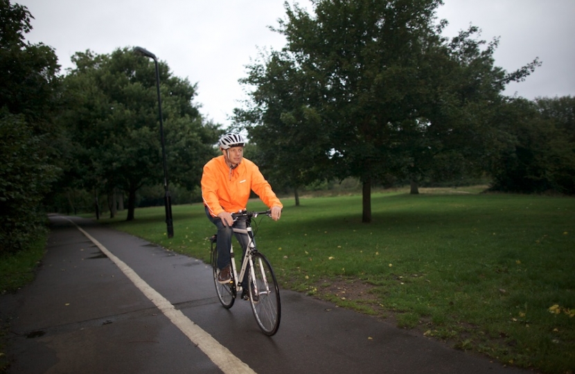 Dan is a keen cyclist and enjoys cycling across the Commons