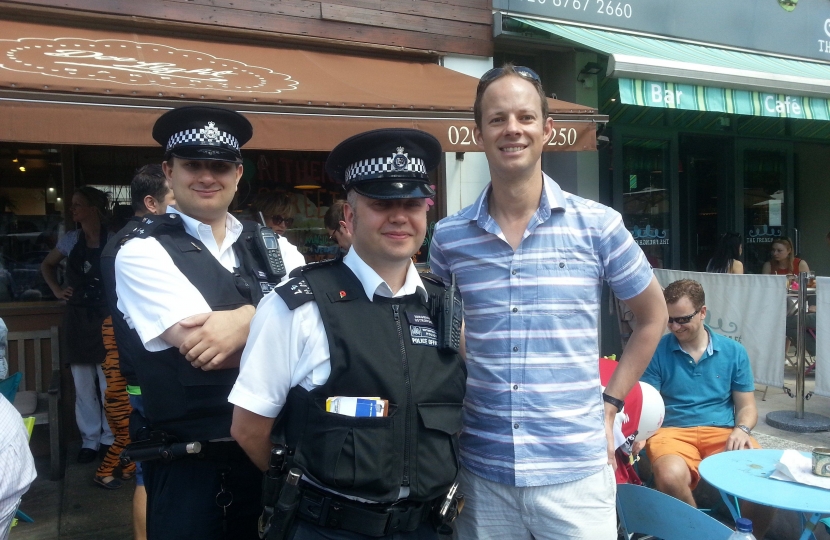 Neighbourhood Watch stall at the Ritherdon Road Festival