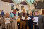 Herne Bay Conservatives Councillors with the Parking Petition at the Guildhall