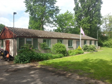 The scout hut sits on the beautiful Romany site