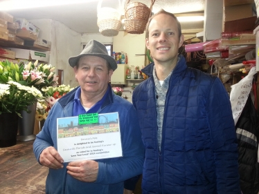 Dan with Bonnie's Pets, one of the 2014 Tooting winners