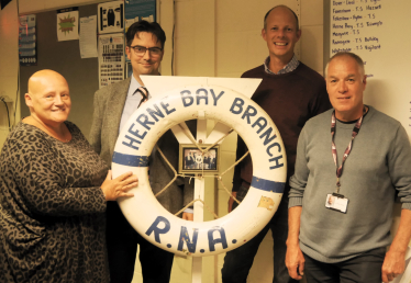 Dan and Conservative Councillors at Herne Bay Sea Cadets AGM