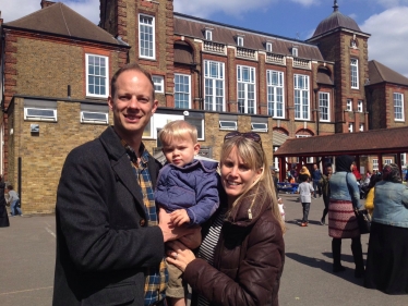 Tam, Dan and Harry at the Broadwater School Fete